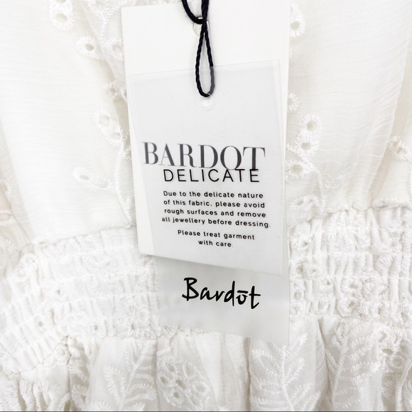 NWT Bardot Lacey Romper Playsuit Ivory Size 8 - Picture 6 of 10
